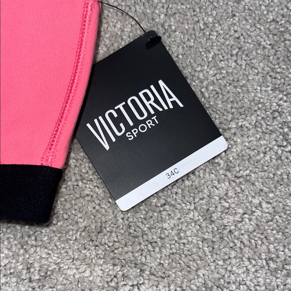 Victoria’s Secret Pink Zip Front Sports Bra - Picture 3 of 3